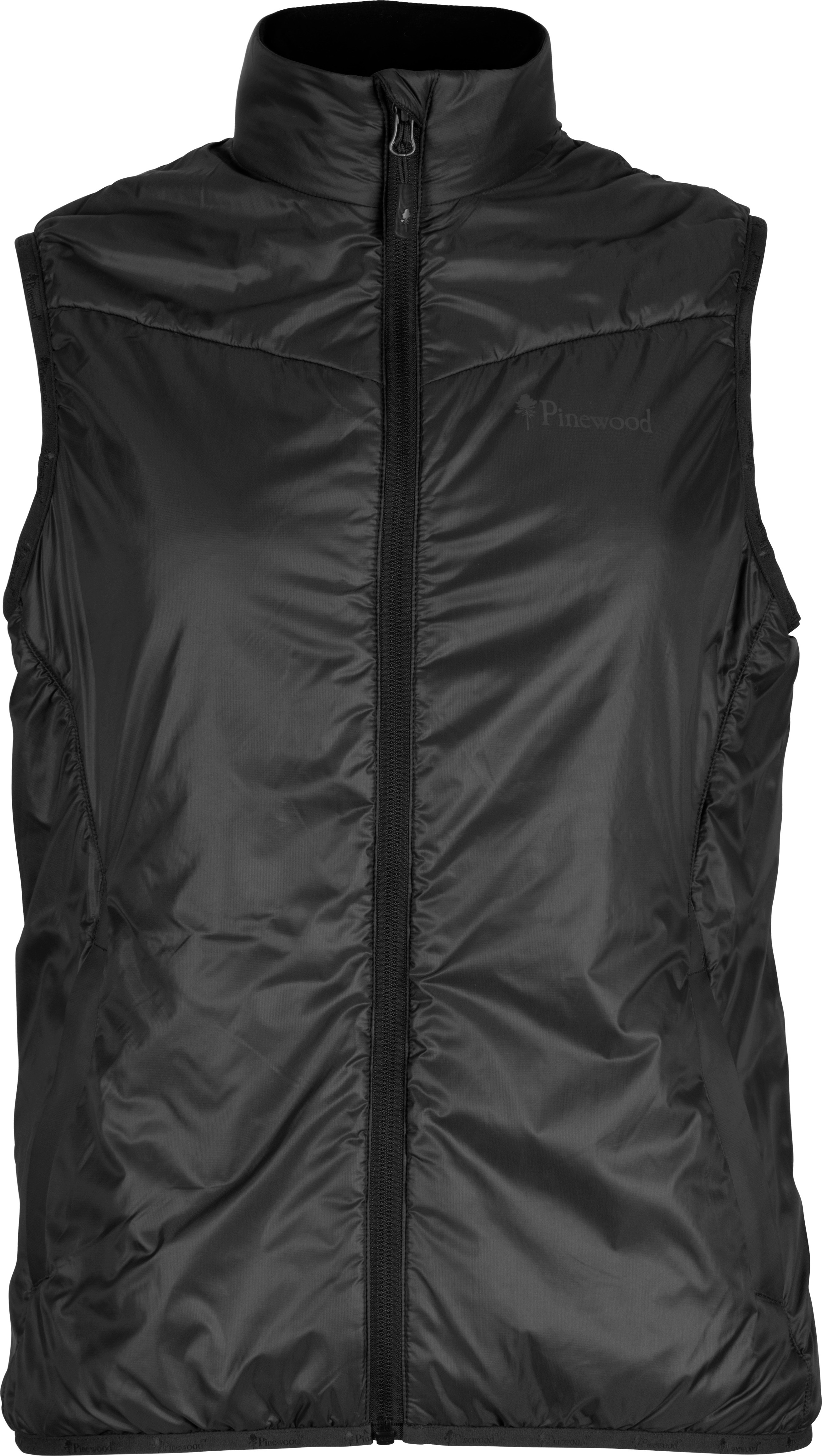 Pinewood Women's Wool Insulated Midlayer Vest Black Vadderade västar M