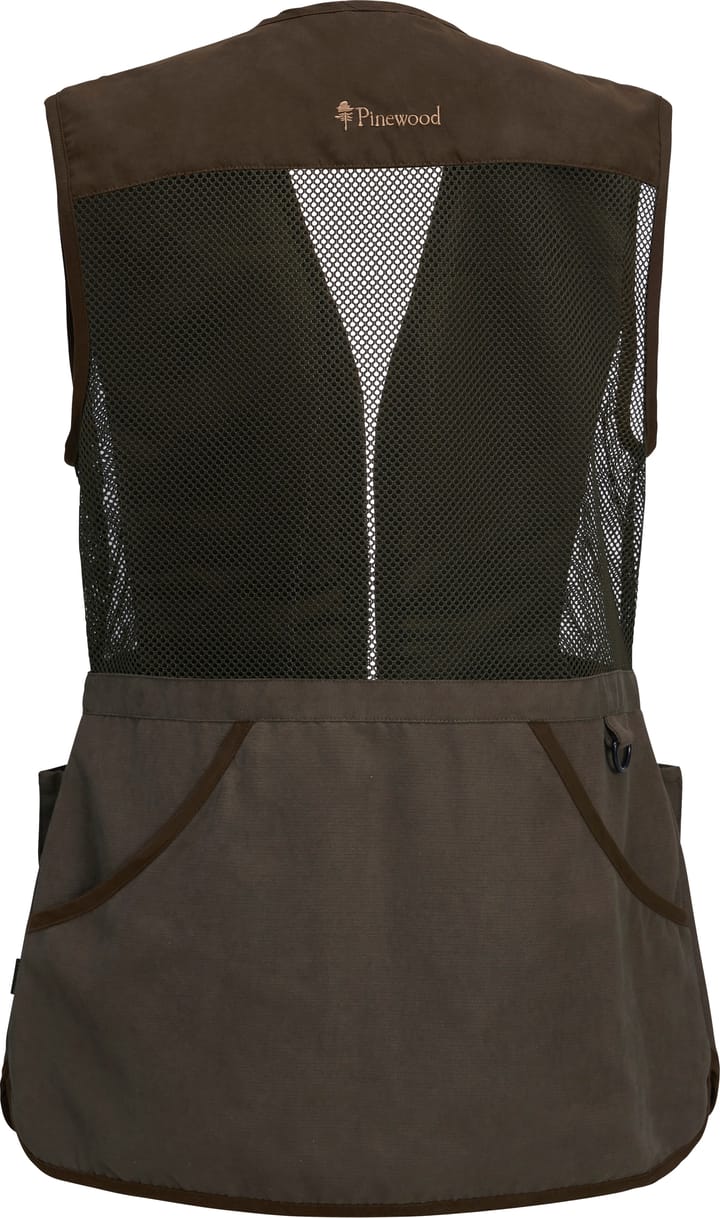Pinewood Women's Shooting Vest Suede Brown Pinewood