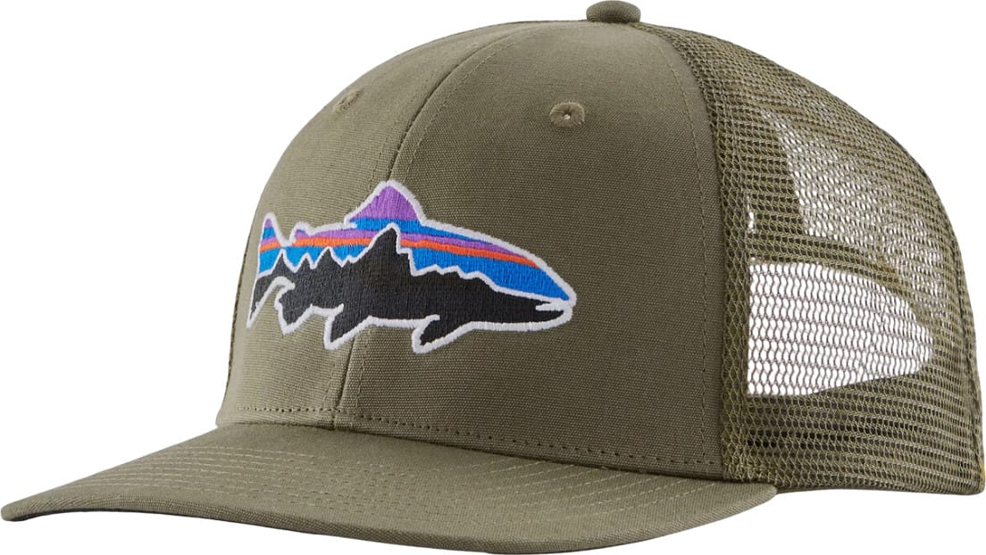 Patagonia Fitz Roy Trout Trucker Hat Basin Green