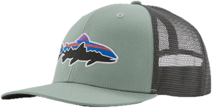 Patagonia Fitz Roy Trout Trucker Hat Cover Green Patagonia