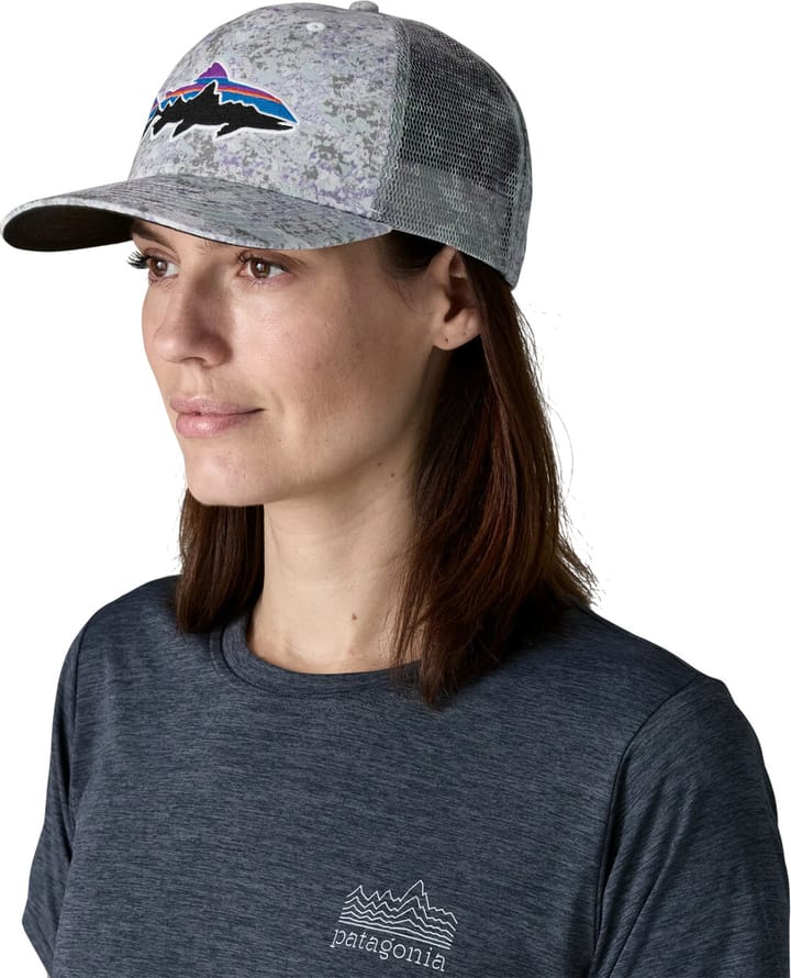Patagonia Fitz Roy Trout Trucker Hat Rock Wash: Thermal Blue Patagonia Patagonia Fitz Roy Trout Trucker Hat Rock Wash: Thermal Blue Patagonia