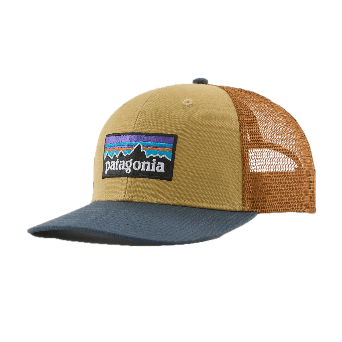 Patagonia P-6 Logo Trucker Hat Lynx Tan