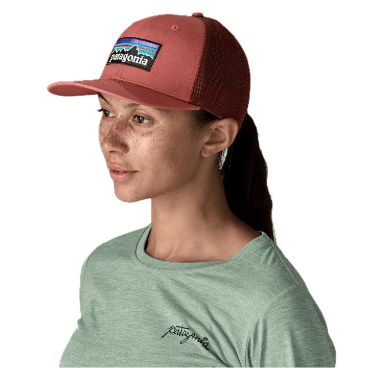 Patagonia P-6 Logo Trucker Hat Potters Red Patagonia Patagonia P-6 Logo Trucker Hat Potters Red Patagonia