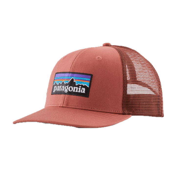 Patagonia P-6 Logo Trucker Hat Potters Red Patagonia