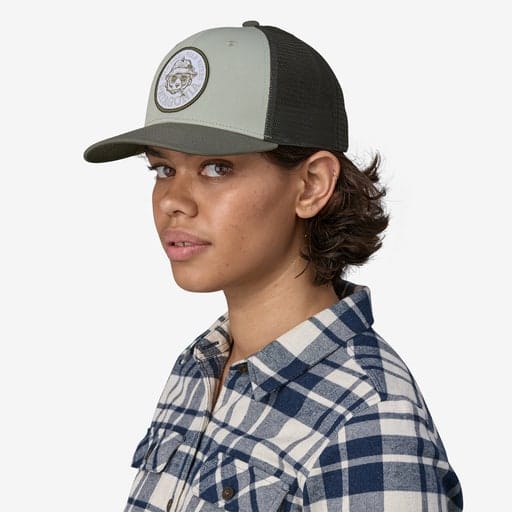 Patagonia Take a Stand Trucker Hat Wild Waterline: Basin Green Patagonia Patagonia Take a Stand Trucker Hat Wild Waterline: Basin Green Patagonia