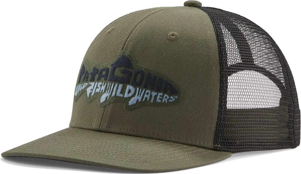 Patagonia Take a Stand Trucker Hat Wild Waterline: Basin Green
