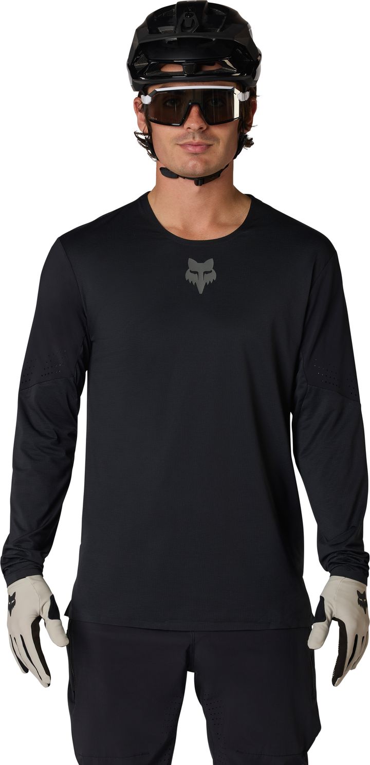 Fox Men's Flexair Long Sleeve Jersey Black Fox