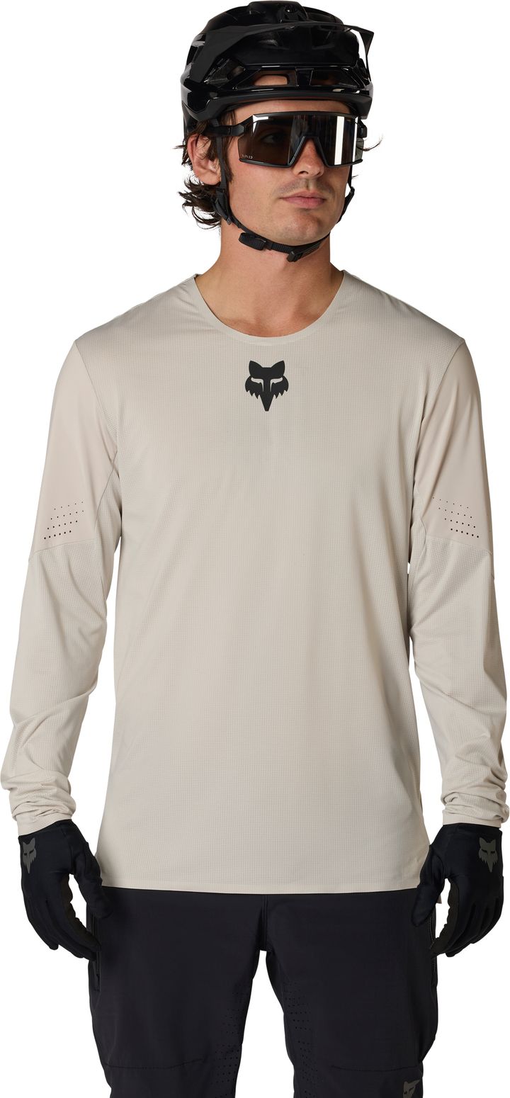 Fox Men's Flexair Long Sleeve Jersey Chalk Fox