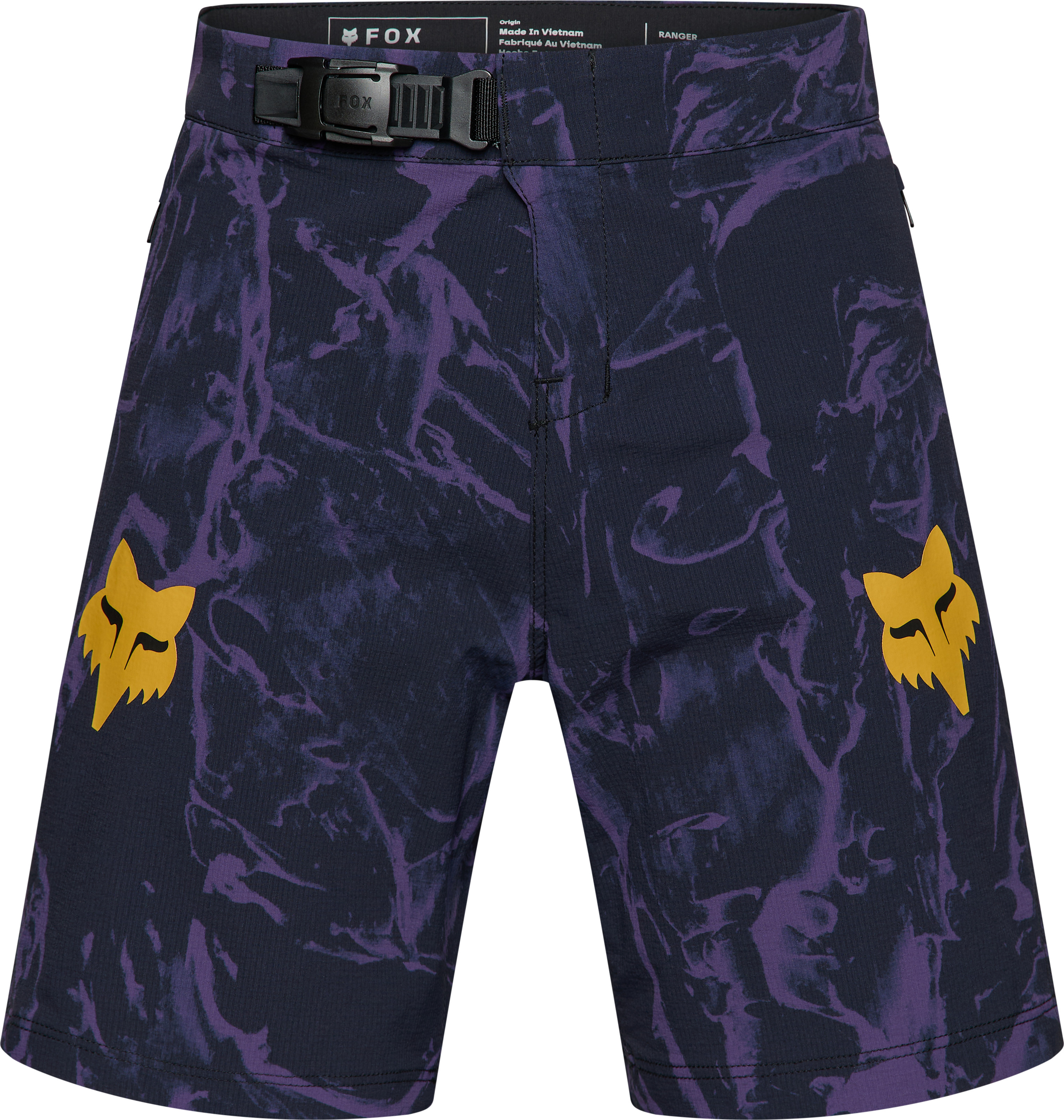 Fox Youth Ranger Short Image Print Plum  22