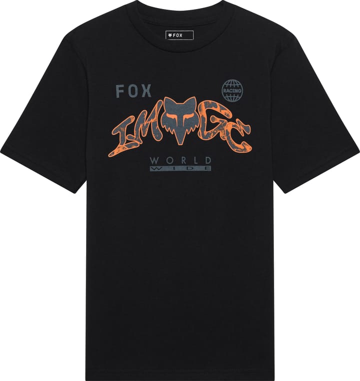 Fox Youth Image Print Tee Ultra Black Fox