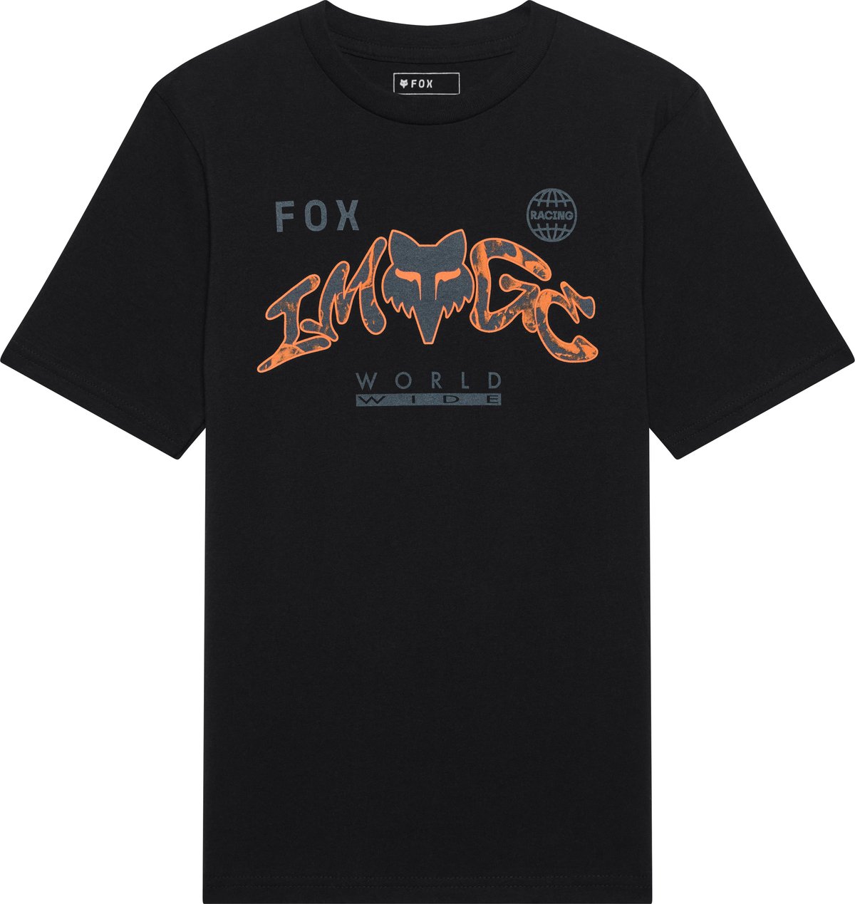 Fox Youth Image Print Tee Ultra Black