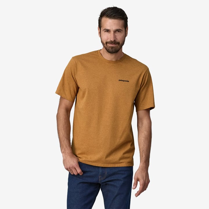 Patagonia Men's P-6 Logo Responsibili-Tee P-6 Outline: Golden Caramel Patagonia Patagonia Men's P-6 Logo Responsibili-Tee P-6 Outline: Golden Caramel Patagonia