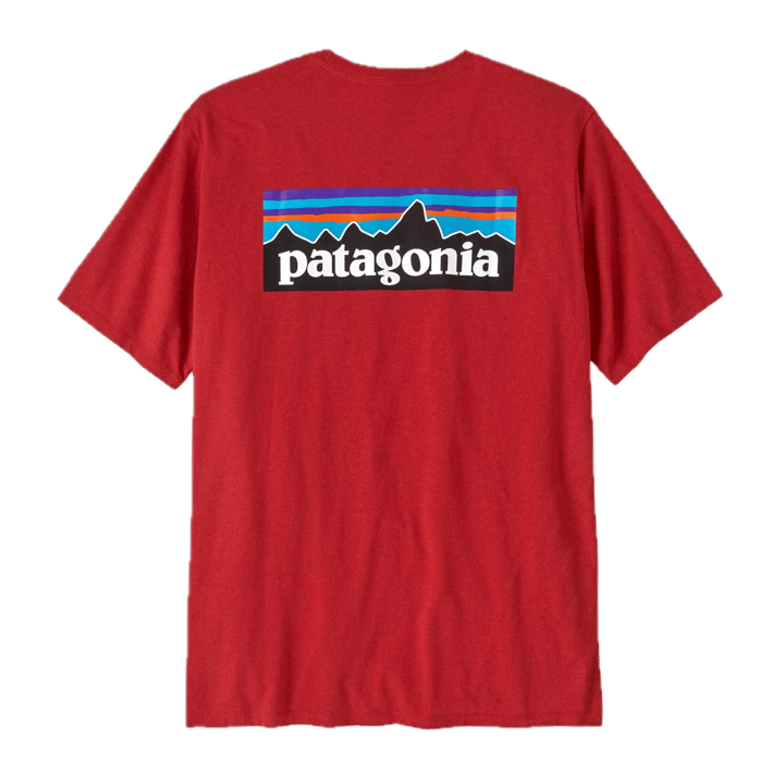 Patagonia Men's P-6 Logo Responsibili-Tee Amanita Red Patagonia Patagonia Men's P-6 Logo Responsibili-Tee Amanita Red Patagonia