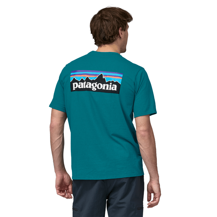Patagonia M's P-6 Logo Responsibili-Tee Belay Blue Patagonia