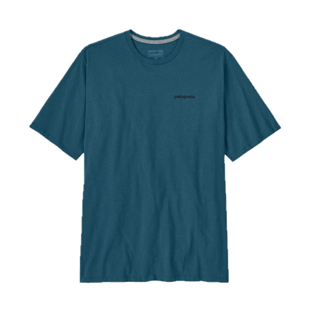Patagonia Men's P-6 Logo Responsibili-Tee Glacial Blue