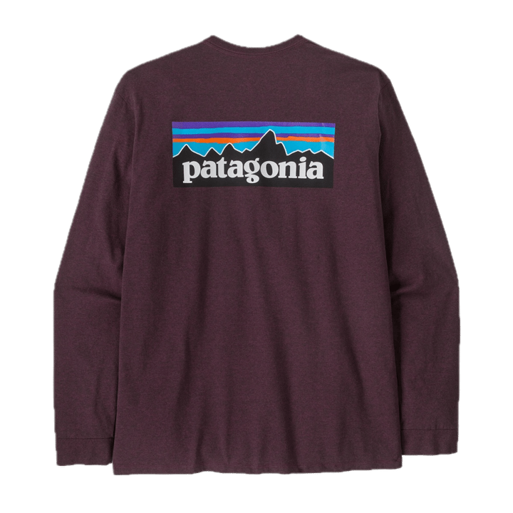 Patagonia M'S L/S P-6 Logo Responsibili-Tee Berry Fig Patagonia