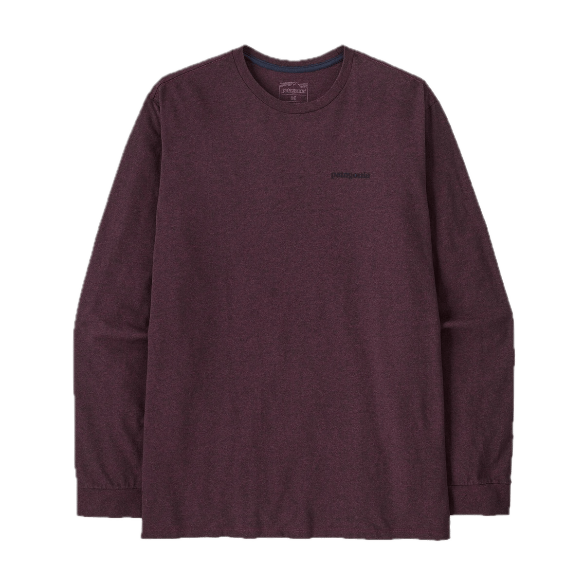 Patagonia M'S L/S P-6 Logo Responsibili-Tee Berry Fig