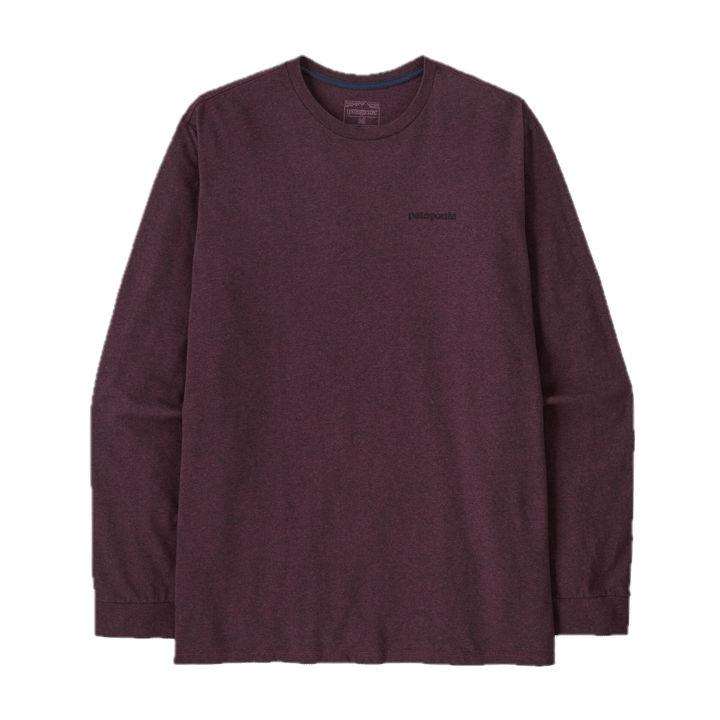 Patagonia M'S L/S P-6 Logo Responsibili-Tee Berry Fig Patagonia