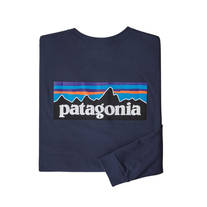 Patagonia Men's Longsleeve P-6 Logo Responsibili-Tee Classic Navy Patagonia Patagonia Men's Longsleeve P-6 Logo Responsibili-Tee Classic Navy Patagonia