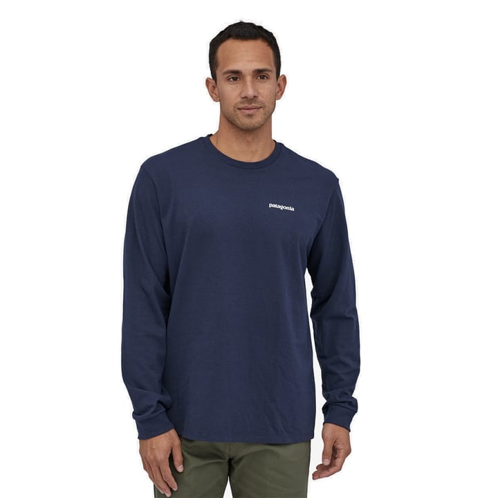 Patagonia Men's Longsleeve P-6 Logo Responsibili-Tee Classic Navy Patagonia Patagonia Men's Longsleeve P-6 Logo Responsibili-Tee Classic Navy Patagonia