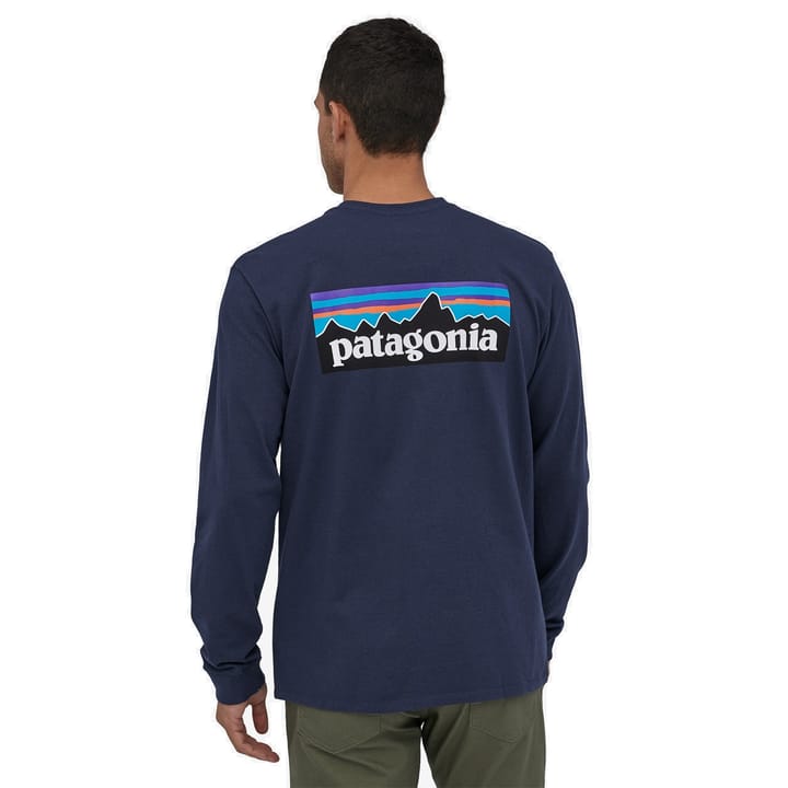 Patagonia Men's Longsleeve P-6 Logo Responsibili-Tee Classic Navy Patagonia Patagonia Men's Longsleeve P-6 Logo Responsibili-Tee Classic Navy Patagonia
