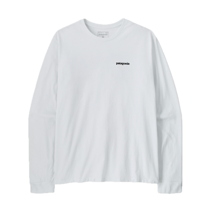 Patagonia M'S L/S P-6 Logo Responsibili-Tee Fiber White Patagonia