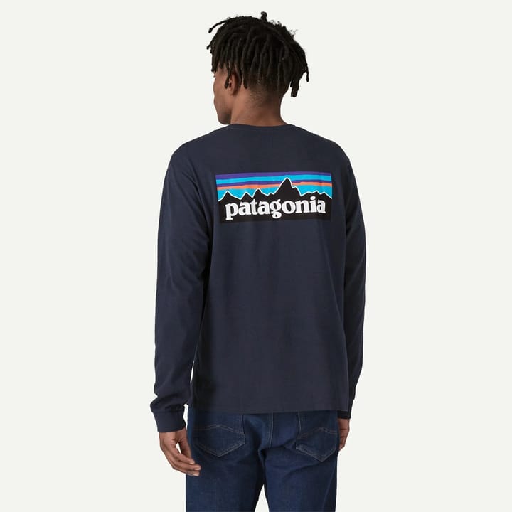 Patagonia M'S L/S P-6 Logo Responsibili-Tee Berry Fig Patagonia