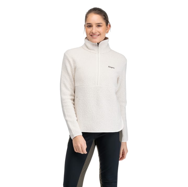 Bergans Women´s Myken Merino Pile Half Zip Women Creme Bergans