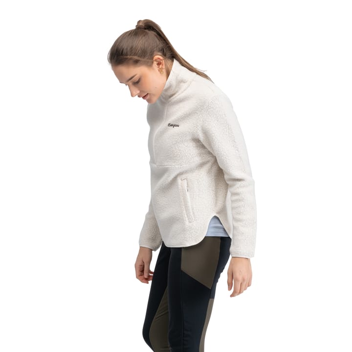 Bergans Women´s Myken Merino Pile Half Zip Women Creme Bergans