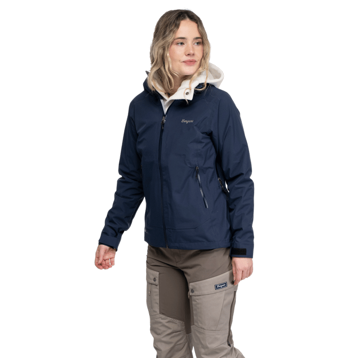 Bergans Women's Essentials 3L Shell Jacket Navy Blue Bergans