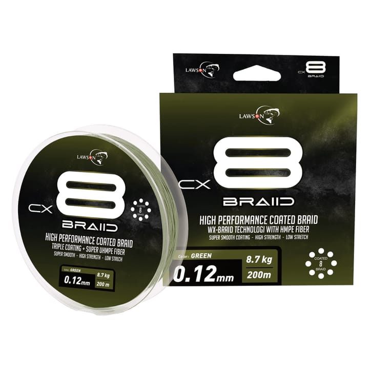 Lawson Cx8 Braid Coated 200m Lawson