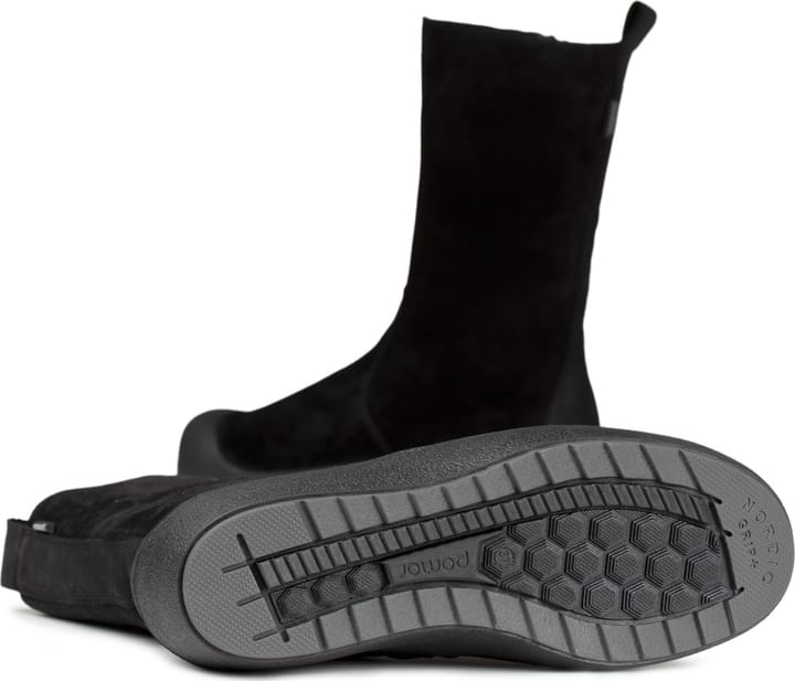 Pomar Women's Utu Gore-Tex Winter Boot Black Suede/waxy (fur L) Curling Pomar