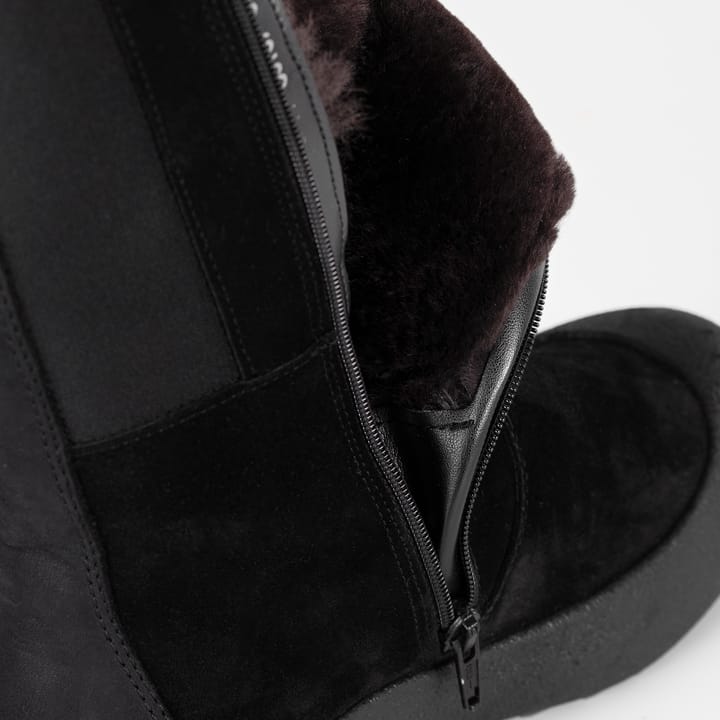 Pomar Women's Utu Gore-Tex Winter Boot Black Suede/waxy (fur L) Curling Pomar