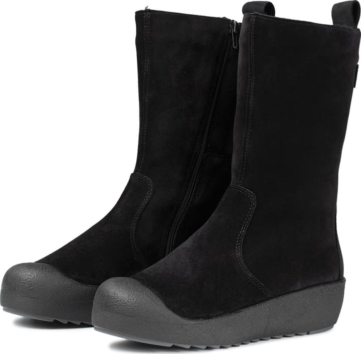 Pomar Women's Utu Gore-Tex Winter Boot Black Suede/waxy (fur L) Curling Pomar