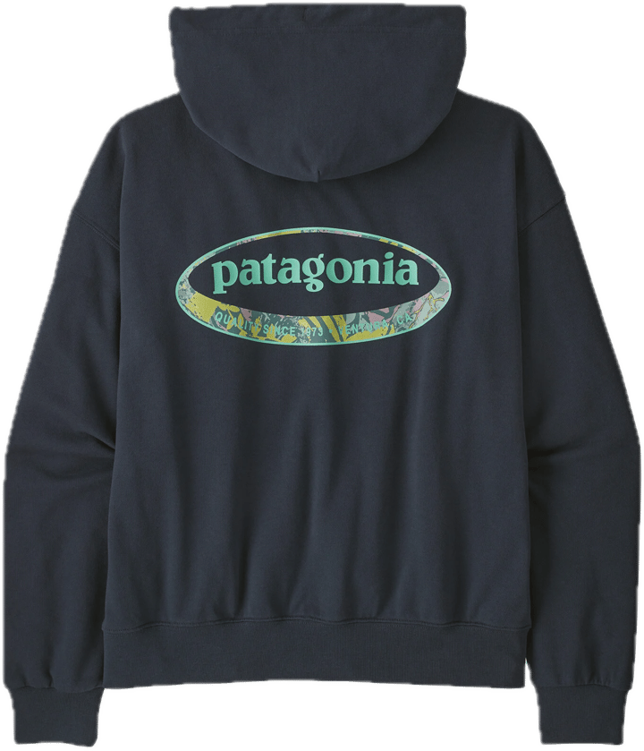 Patagonia W'S '95 Oval Logo Daily Hoody Smolder Blue: Moon Tripper Patagonia