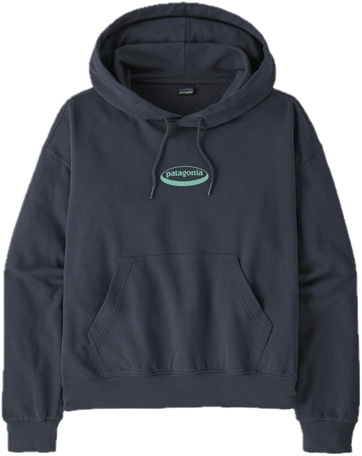Patagonia W'S '95 Oval Logo Daily Hoody Smolder Blue: Moon Tripper Patagonia