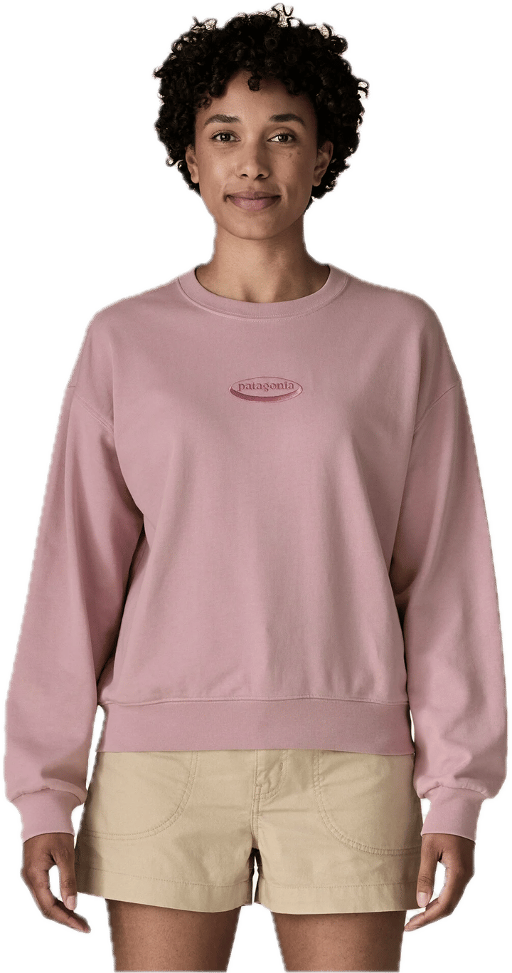 Patagonia W'S '95 Oval Logo Daily Crew Wool White Patagonia