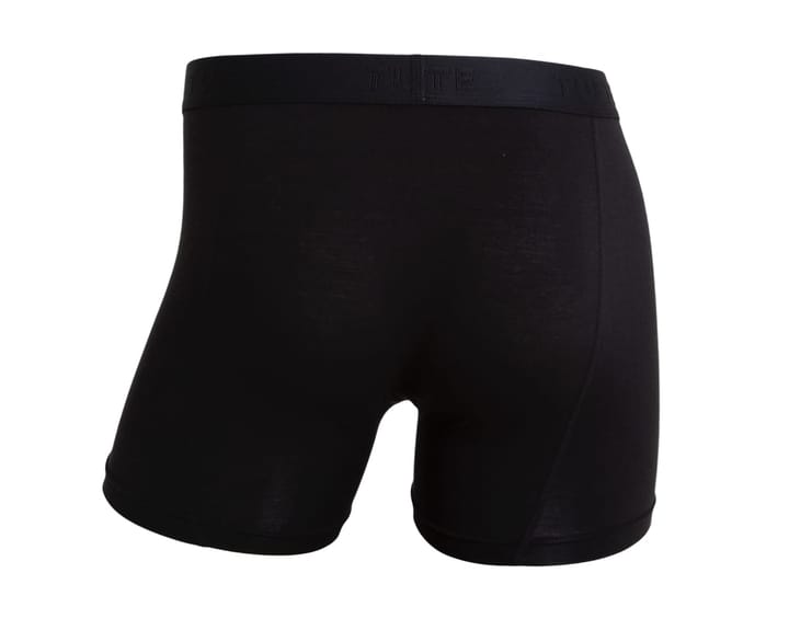 Tufte Wear Mens Boxer & Socks Giftbox Black Embossed + Black Crew Socks Tufte Wear