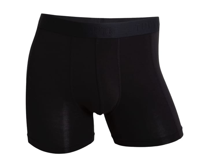 Tufte Wear Mens Boxer & Socks Giftbox Black Embossed + Black Crew Socks Tufte Wear