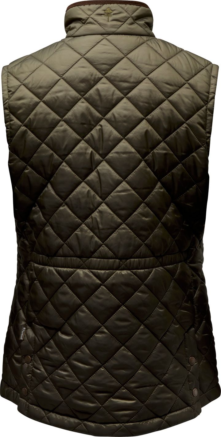 Pinewood Women's Nydala Classic Vest Moss Green Pinewood Pinewood Women's Nydala Classic Vest Moss Green Pinewood