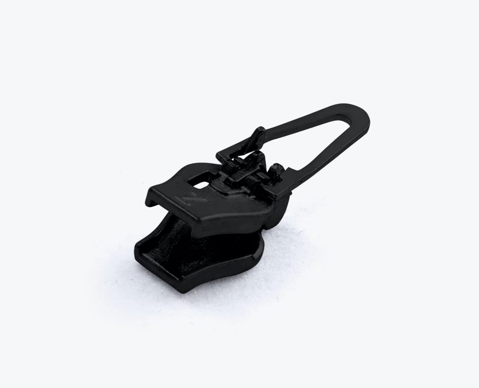 ZlideOn Normal Metal & Plastic Zipper XS Black
