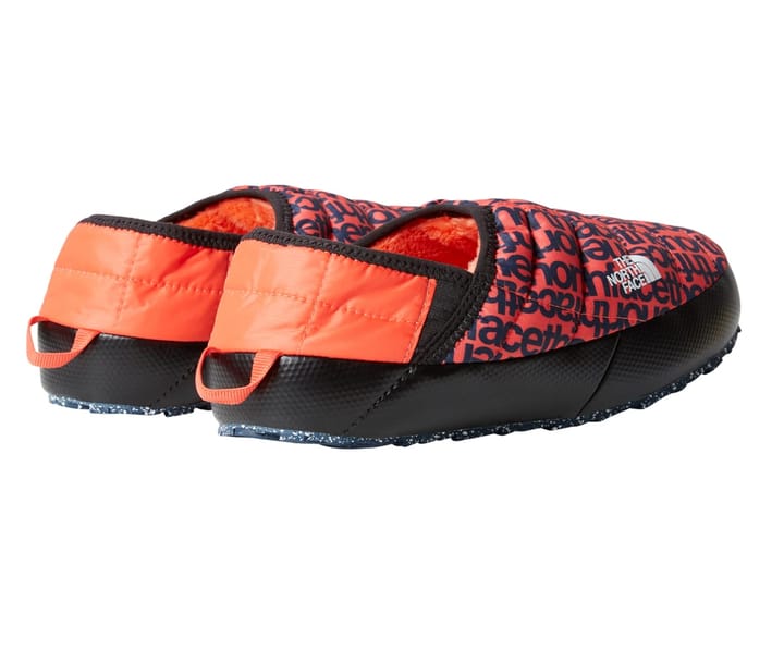 The North Face Women's Thermoball Traction Mule V Retro Orange TNF Lowercase Print/Dusty Coral Orange The North Face