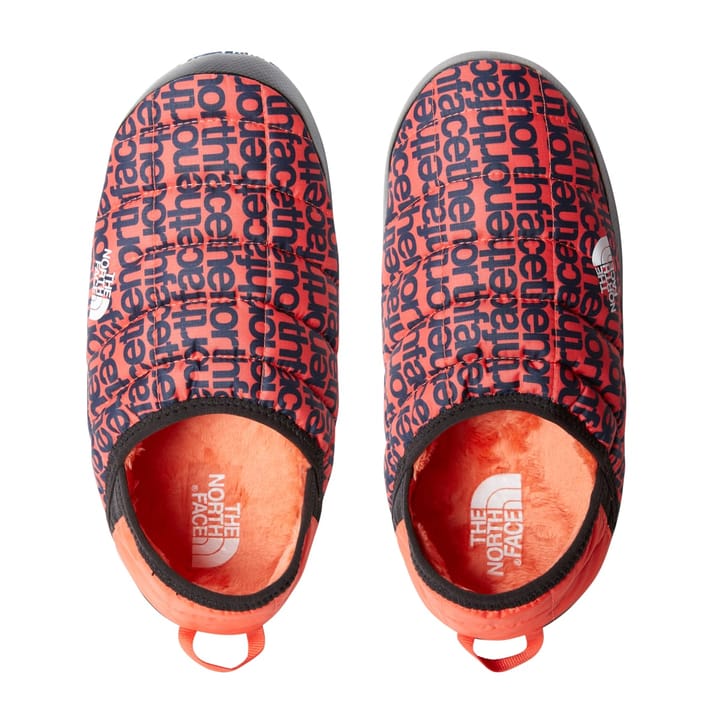 The North Face Women's Thermoball Traction Mule V Retro Orange TNF Lowercase Print/Dusty Coral Orange The North Face