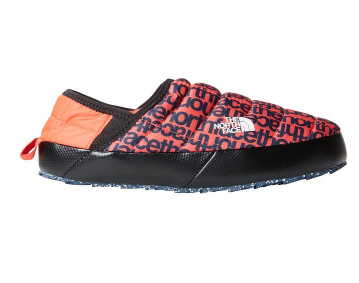 The North Face Women's Thermoball Traction Mule V Retro Orange TNF Lowercase Print/Dusty Coral Orange The North Face