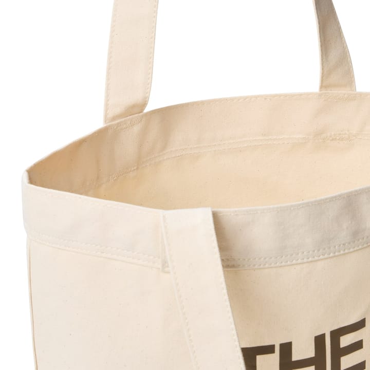 The North Face Cotton Tote Weimaraner Brown Large Logo Print The North Face The North Face Cotton Tote Weimaraner Brown Large Logo Print The North Face