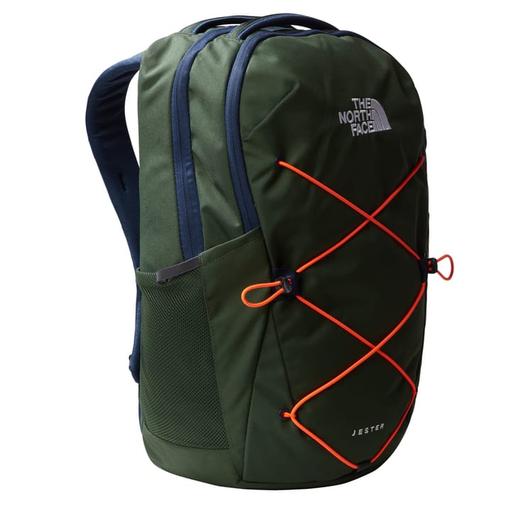 The North Face Jester Pine Needle/Summit Navy/Power Orange The North Face