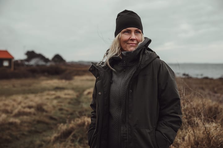 Pinewood Women's Padded Winter Parka/Jacket Dark Green Pinewood
