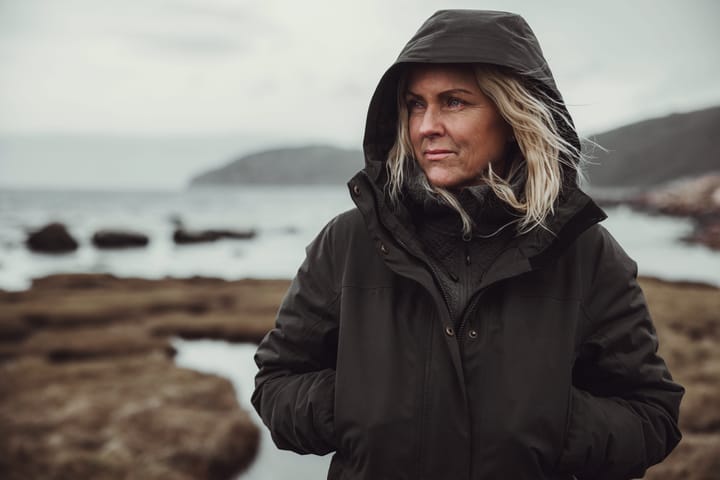 Pinewood Women's Everyday Travel Full Zip Hoodie Grey Mel Pinewood