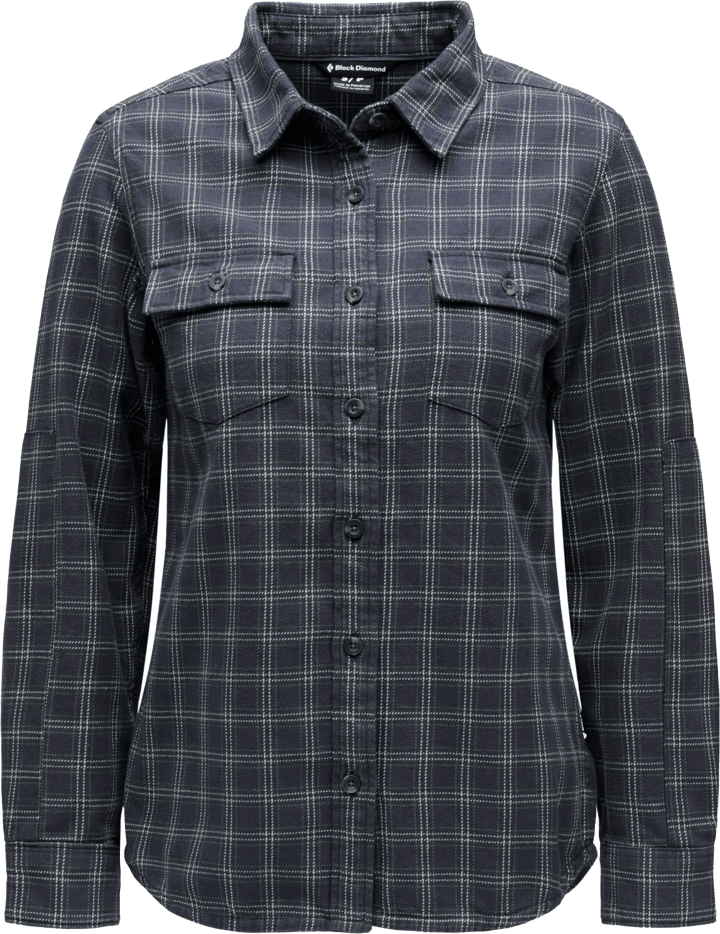 Black Diamond Men's Project Twill Long Sleeve Shirt Charcoal-citron Black Diamond