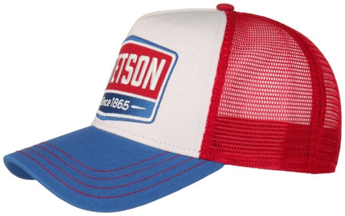 Stetson Trucker Cap Gasoline Blue/White/Red Stetson